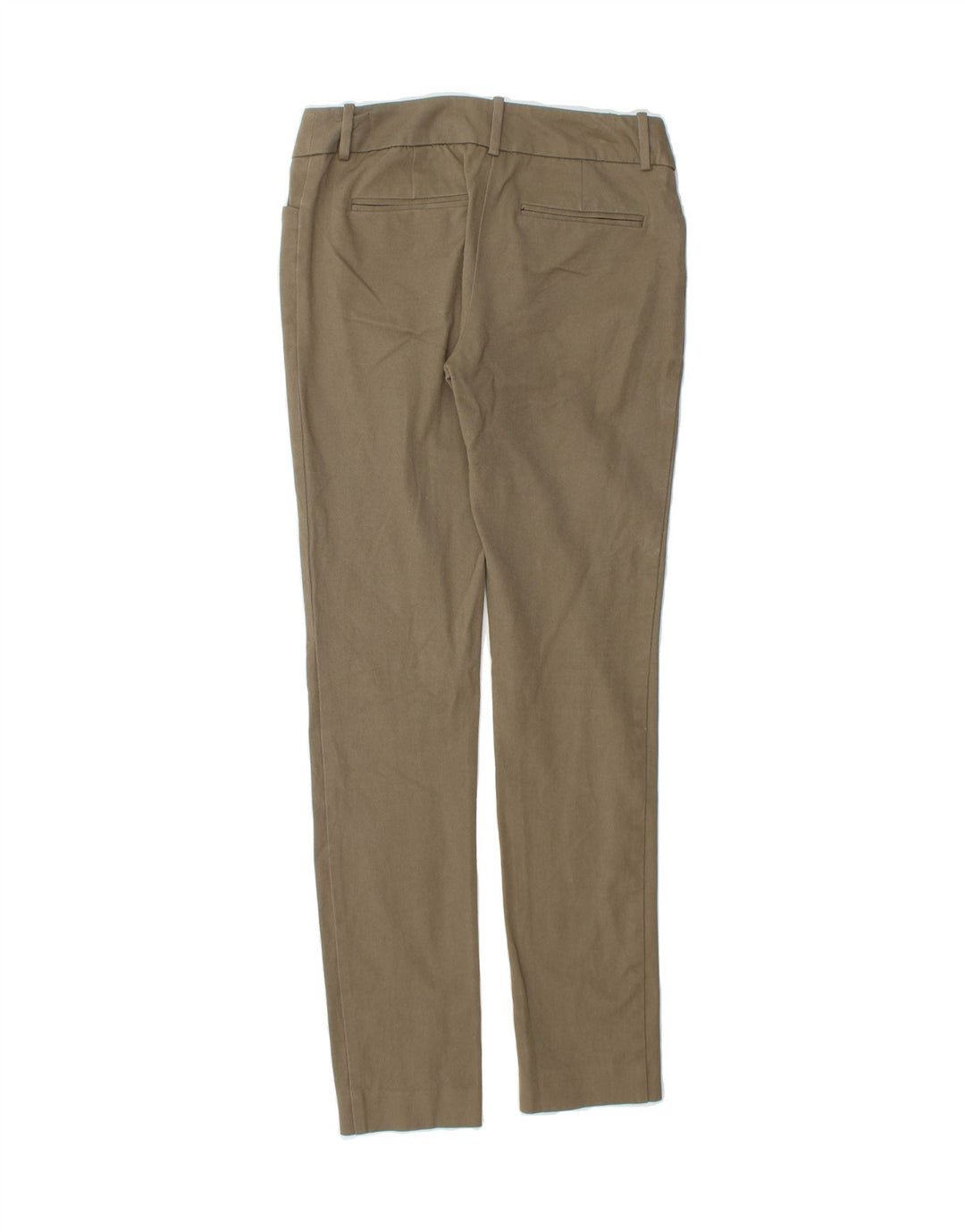 MOSSIMO Womens Stretch Slim Casual Trousers US 2 2XS W28 L30 Khaki Cotton Vintage Mossimo and Second-Hand Mossimo from Messina Hembry 
