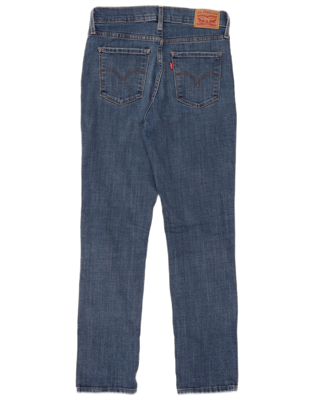Calça jeans feminina Levi's 312 Shaping Slim W27 L28 azul algodão