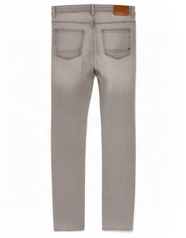 Hugo Boss Womens Slim Jeans W34 L34 Grey Cotton
