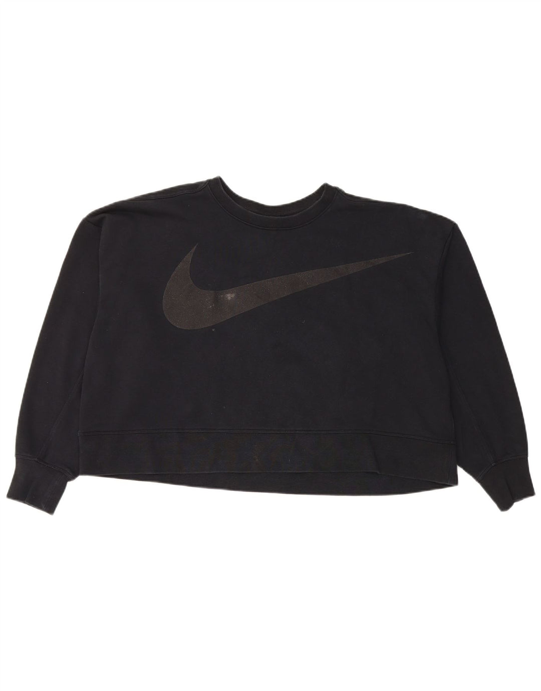Moletom Nike Dri Fit Graphic Oversized Jumper UK 16 Grande Preto