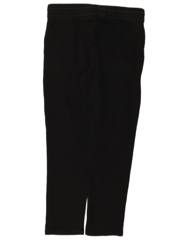 Calça de treino masculina Marks & Spencer de algodão preto médio