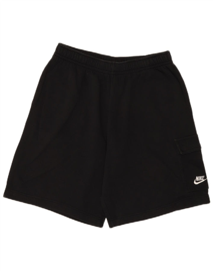 Shorts esportivos masculinos Nike médio preto algodão