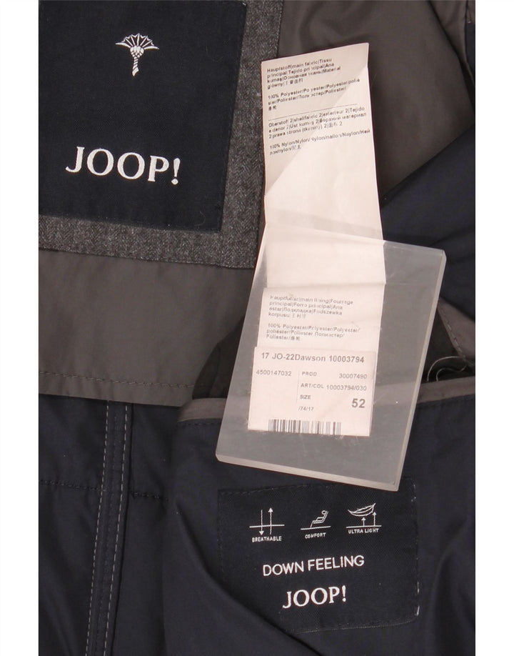 Jaqueta acolchoada masculina JOOP IT 52 XL poliéster cinza