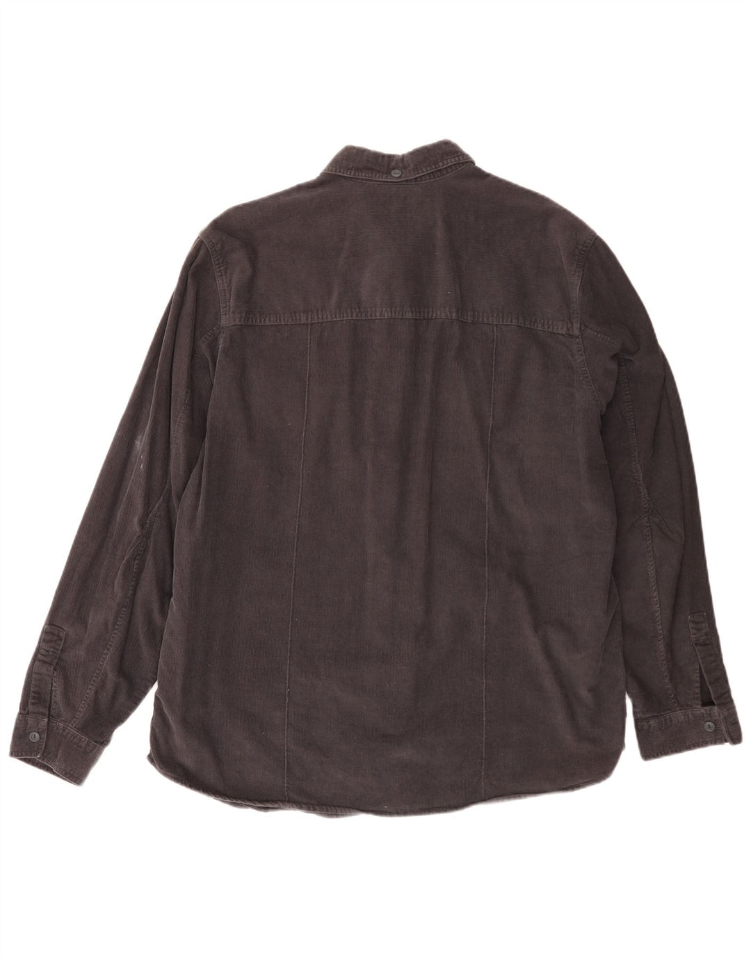 Camisa masculina de veludo cotelê Levi's XL cinza algodão