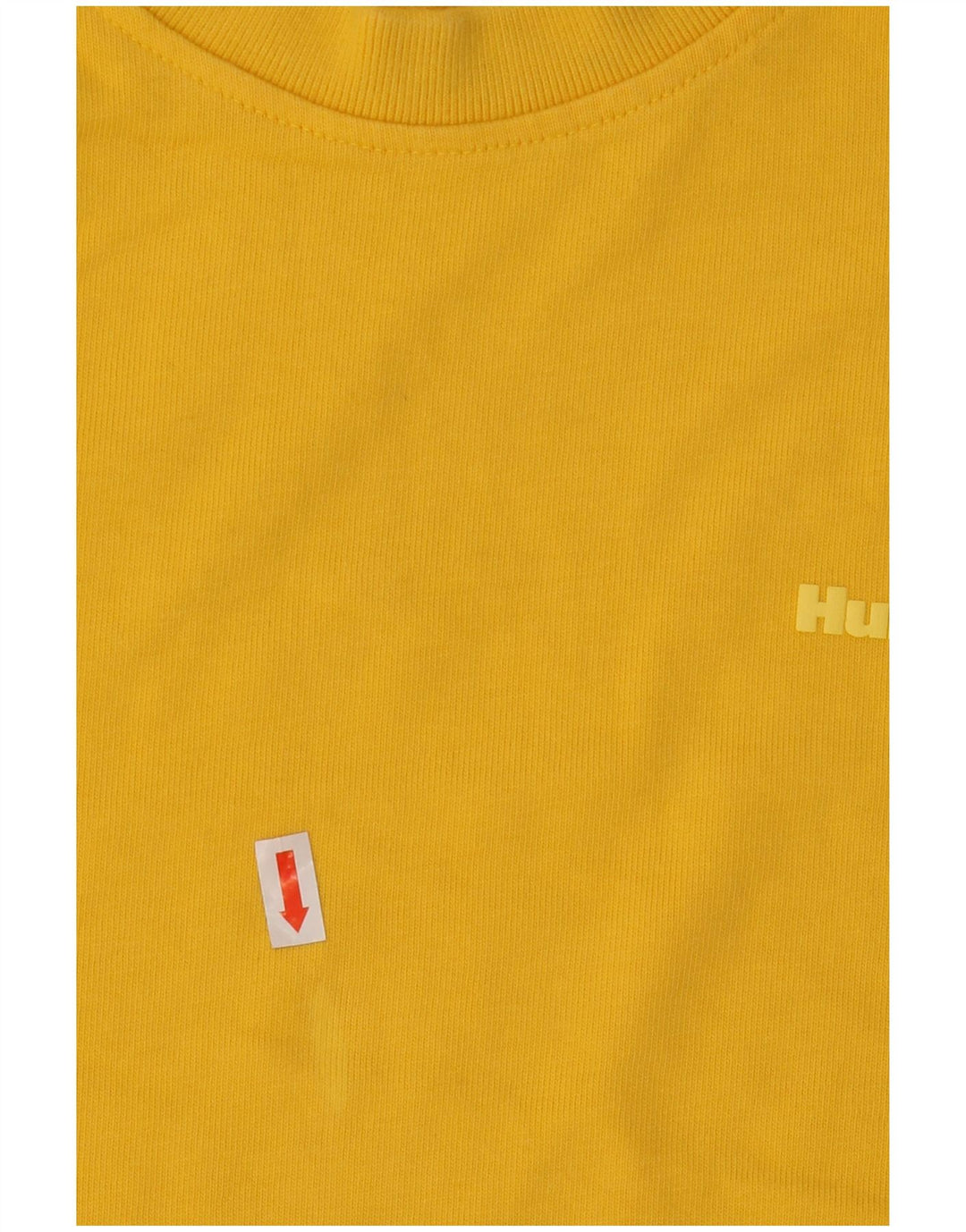 Adidas Mens Humanrace Camiseta Top Médio Algodão Amarelo