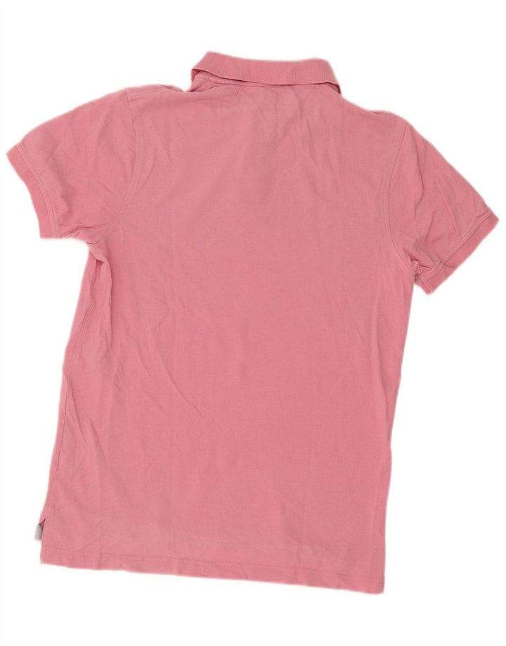 Camisa polo masculina Tommy Hilfiger médio algodão rosa