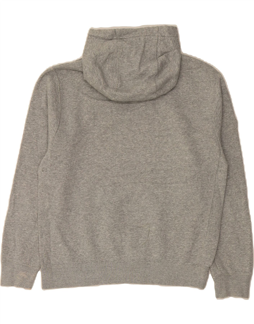 NIKE Womens Graphic Hoodie Jumper UK 16 Large Grey Cotton Vintage Nike and Second-Hand Nike from Messina Hembry 