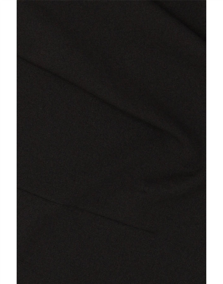 Zara Calça Chino Feminina de Perna Larga Médio W28 L29 Preta