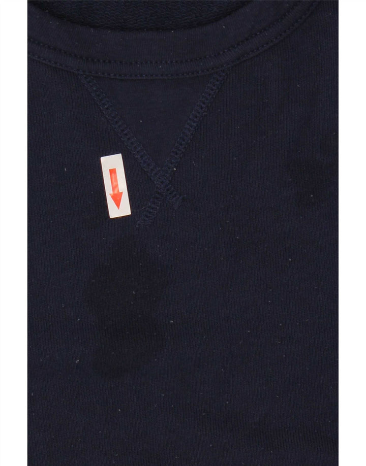 Polo Ralph Lauren moletom masculino jumper médio algodão azul marinho