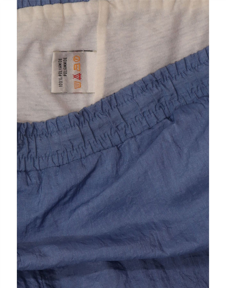 Calça de treino masculina Puma Joggers grande azul colorblock poliéster