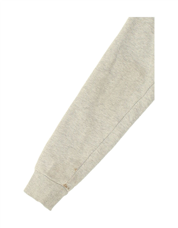 PUMA Womens Graphic Hoodie Jumper UK  8 Small Grey Cotton | Vintage Puma | Thrift | Second-Hand Puma | Used Clothing | Messina Hembry 