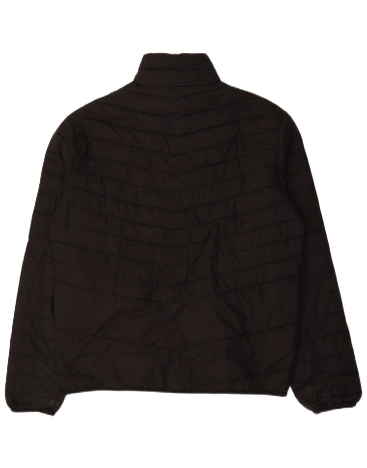 Jaqueta acolchoada masculina Jack & Jones UK 40 grande poliéster preto