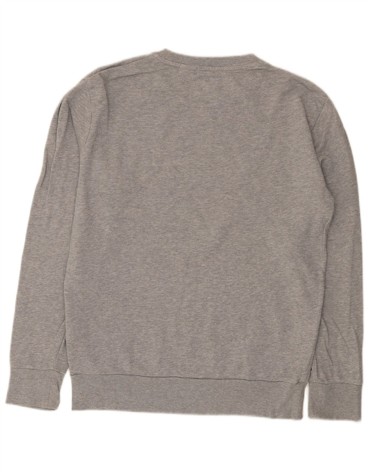 Levi's moletom gráfico masculino jumper pequeno algodão cinza