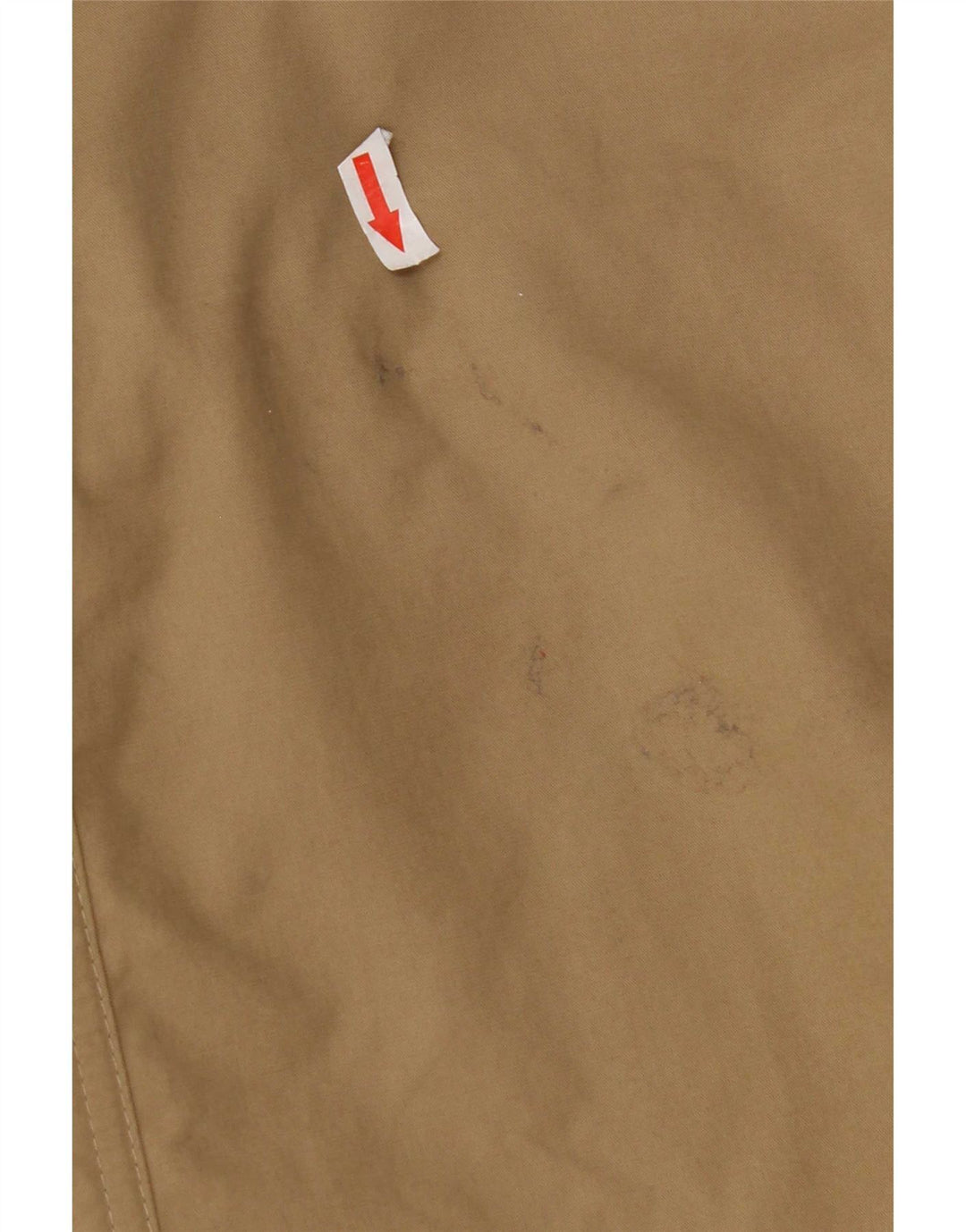 Casaco impermeável masculino Barbour UK 40 grande algodão bege