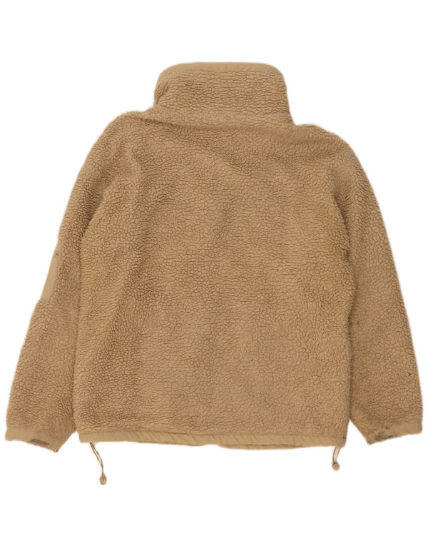 Jaqueta de lã masculina Urban Outfitters Reino Unido 36 poliéster bege pequeno