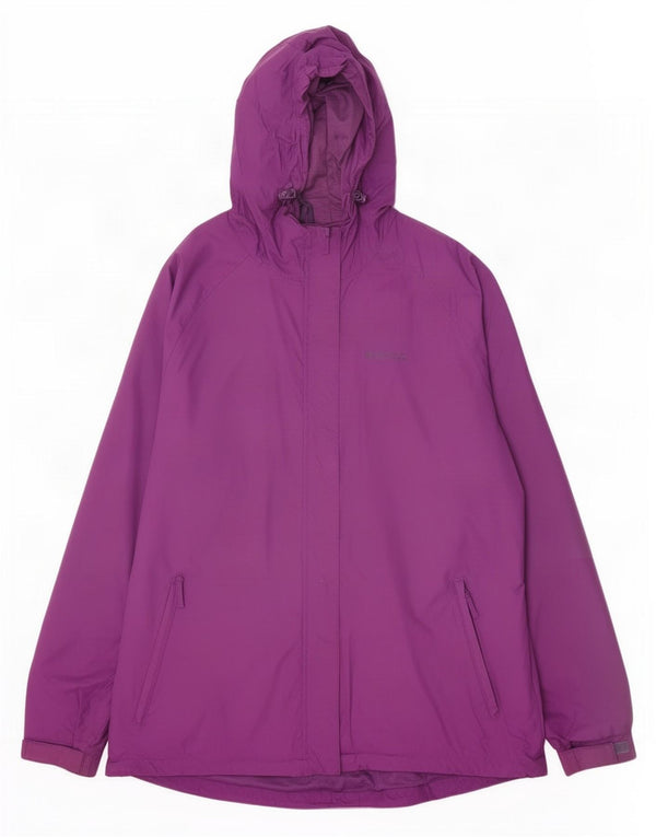 Jaqueta de chuva com capuz feminino Mountain Warehouse Reino Unido 22 3XL nylon roxo