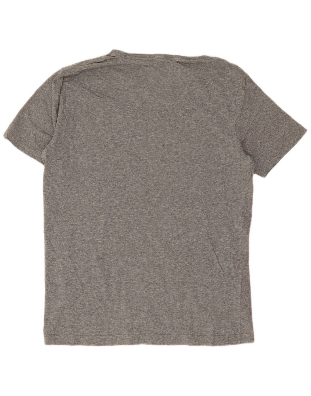 Camiseta masculina Puma Top cinza médio algodão manchado
