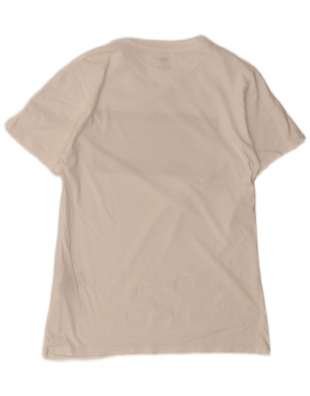 Camiseta gráfica masculina Levi's Top pequeno algodão branco
