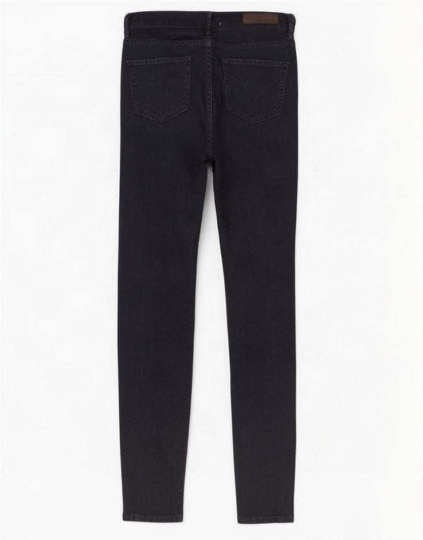 Calvin Klein Legging feminina skinny jeans W27 L28 algodão azul marinho