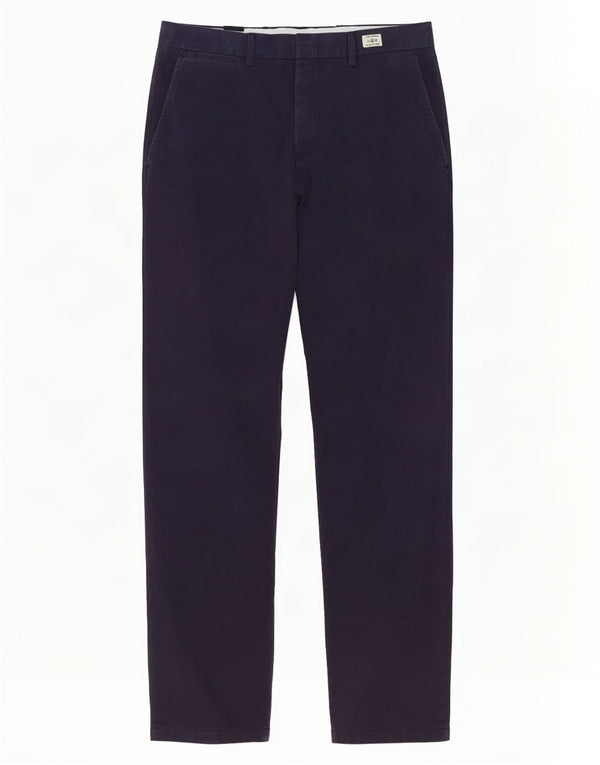 Tommy Hilfiger Calça Chino Masculina Reta W32 L32 Azul Marinho Algodão