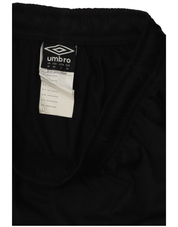 UMBRO Mens Sport Shorts Médio Preto Colourblock Poliéster