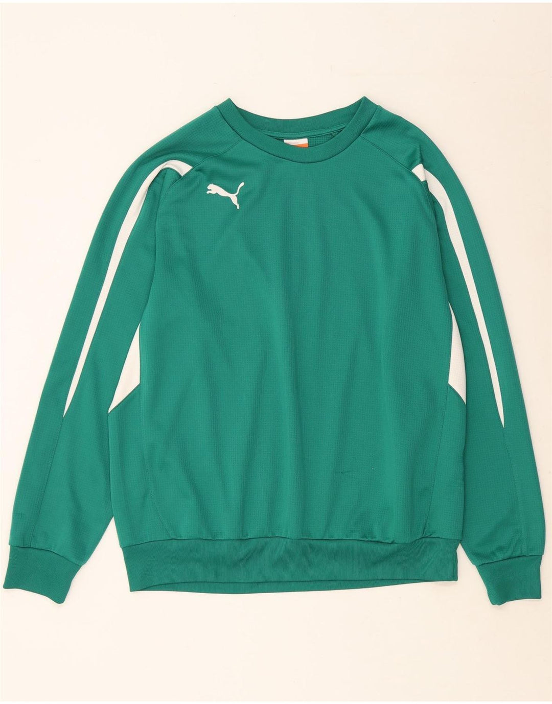 PUMA moletom masculino jumper grande verde colorblock poliéster