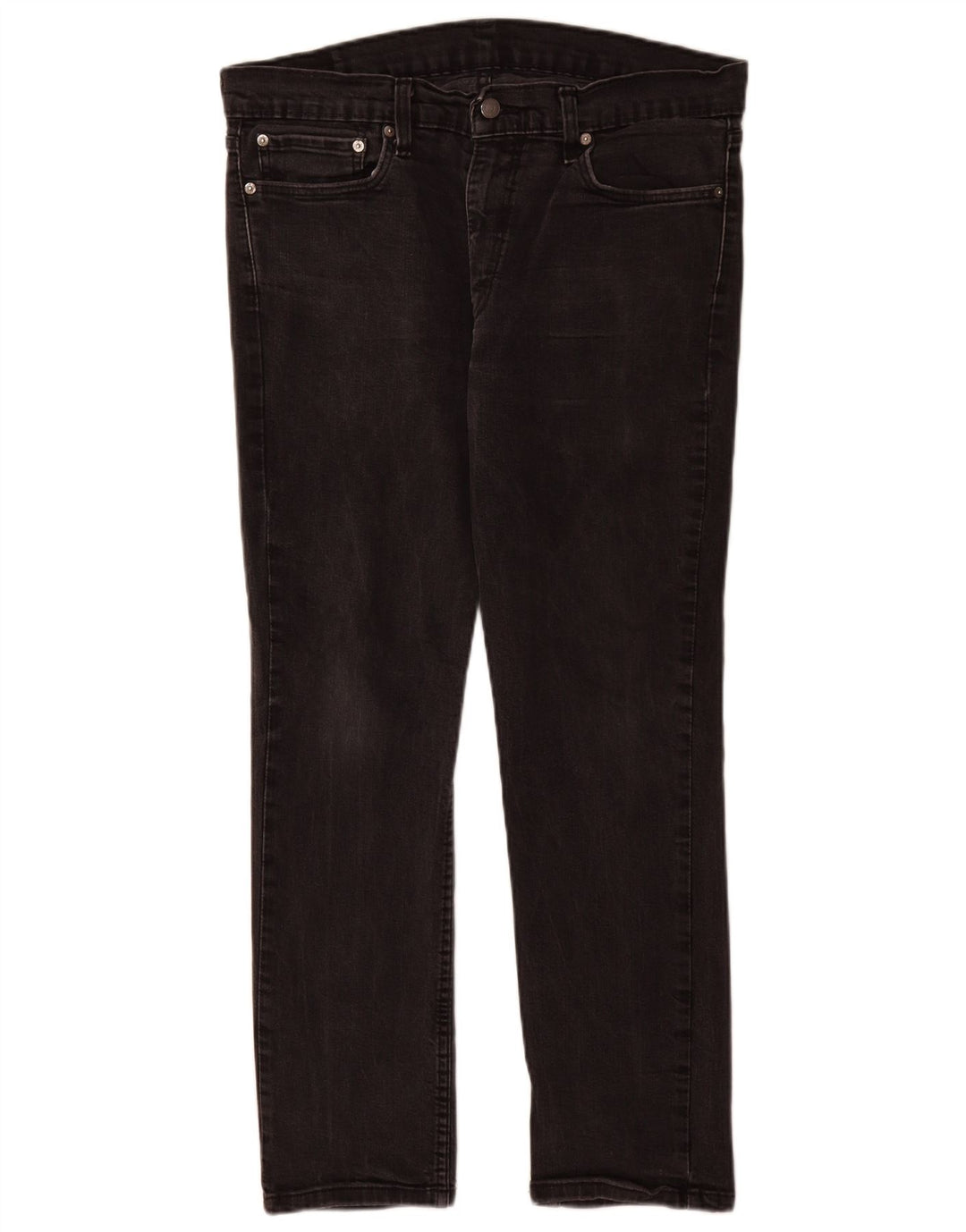 Levi's Masculino 511 Slim Jeans W36 L30 Algodão Preto