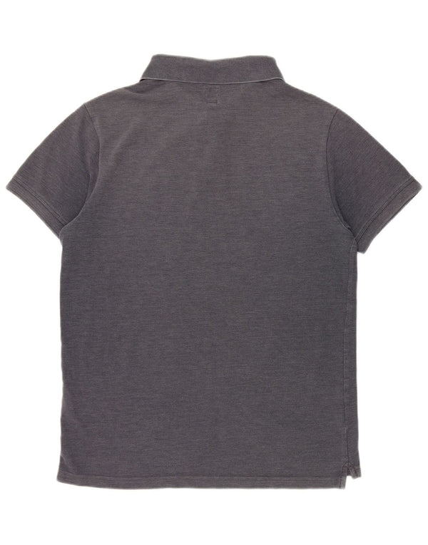 Camisa polo masculina Jack Wills grande algodão azul