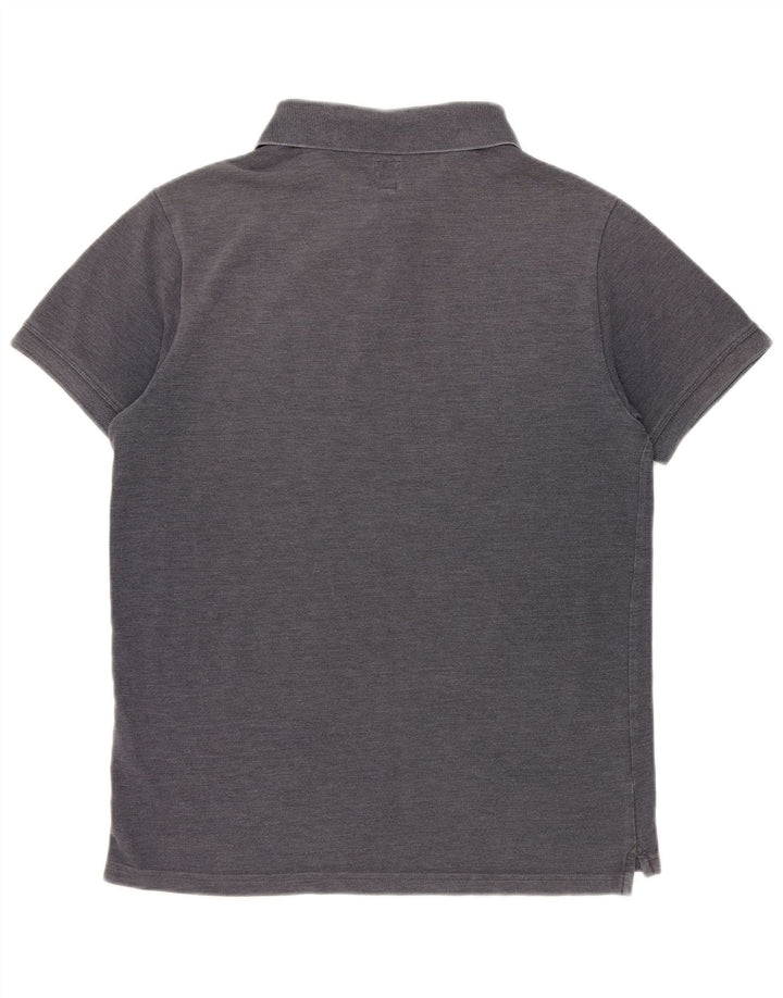 Camisa polo masculina Jack Wills grande algodão azul