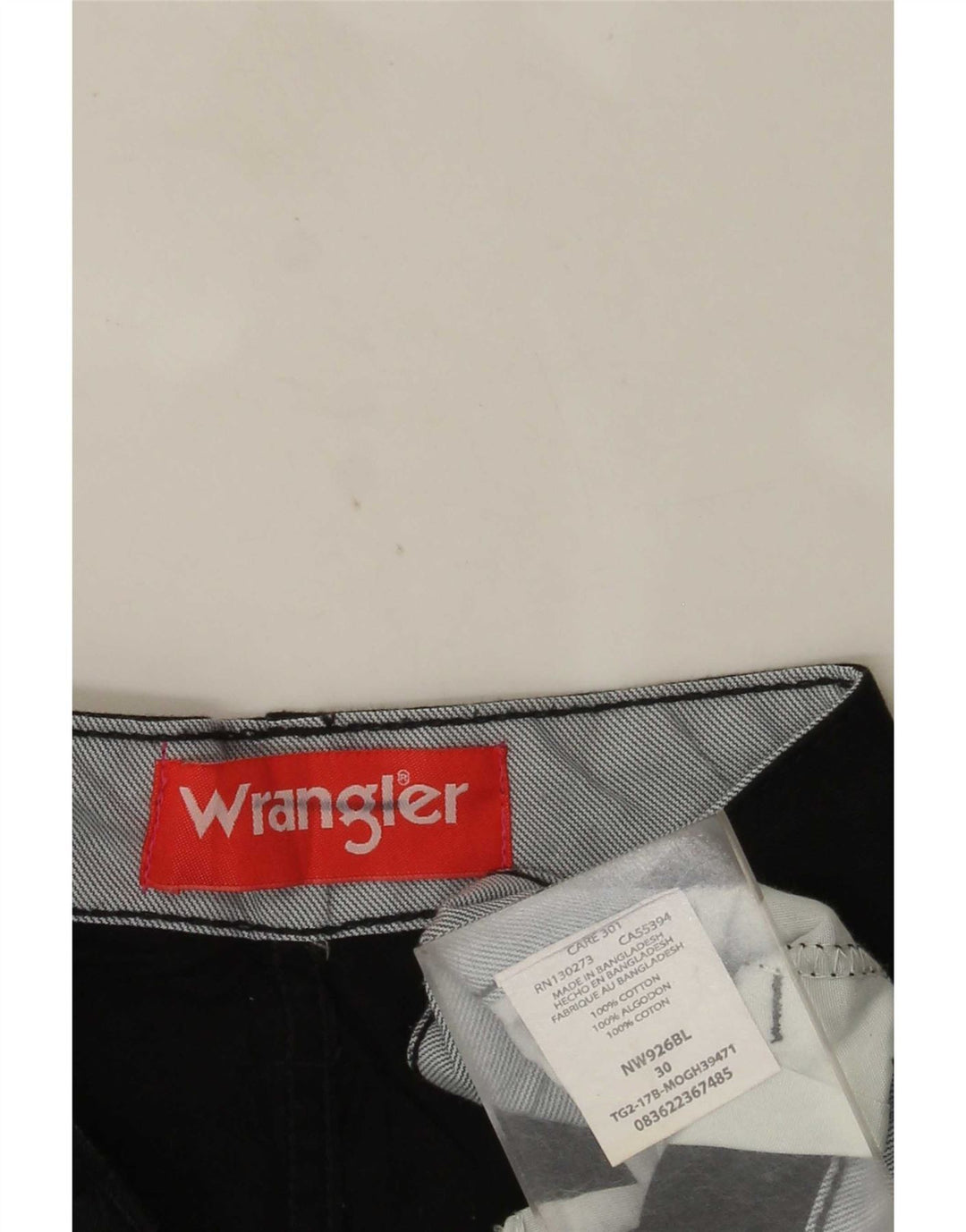 Wrangler Mens Cargo Shorts W30 Médio Algodão Preto