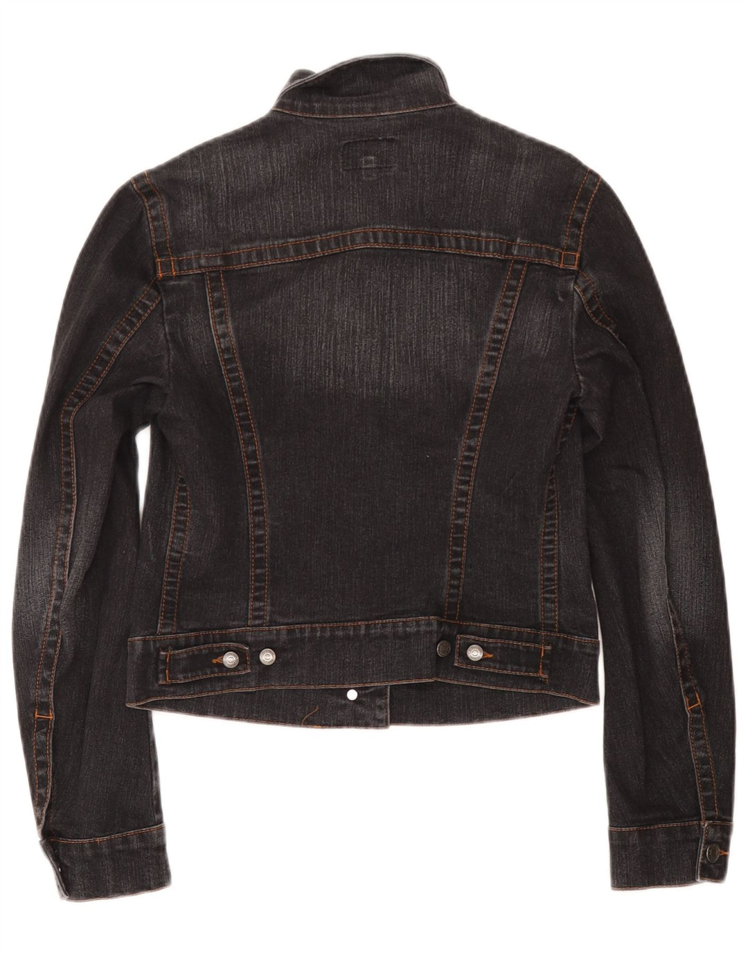Jaqueta jeans feminina Calvin Klein, 10 algodão cinza pequeno
