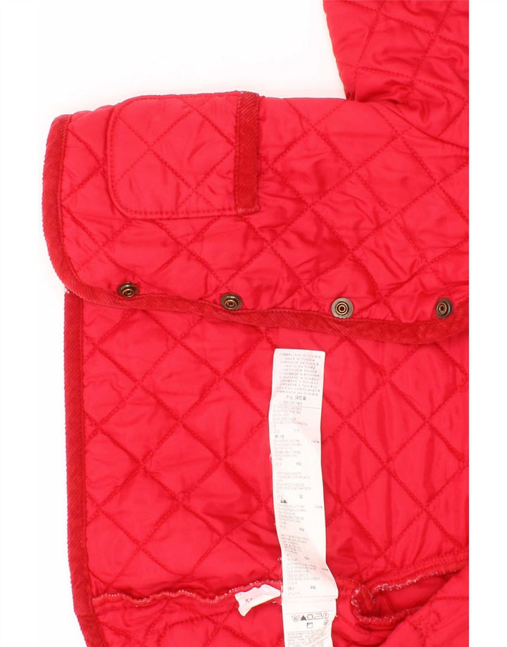 Casaco acolchoado Benetton Baby Boys 6-9 meses poliamida vermelha