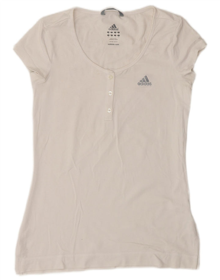 Camiseta Adidas Feminina Top UK 10 Pequena Branca