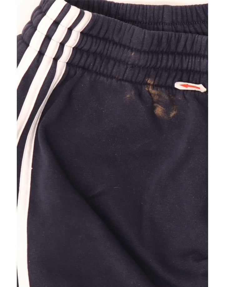 Adidas Mens Treino Calças Joggers Médio Azul Marinho Algodão