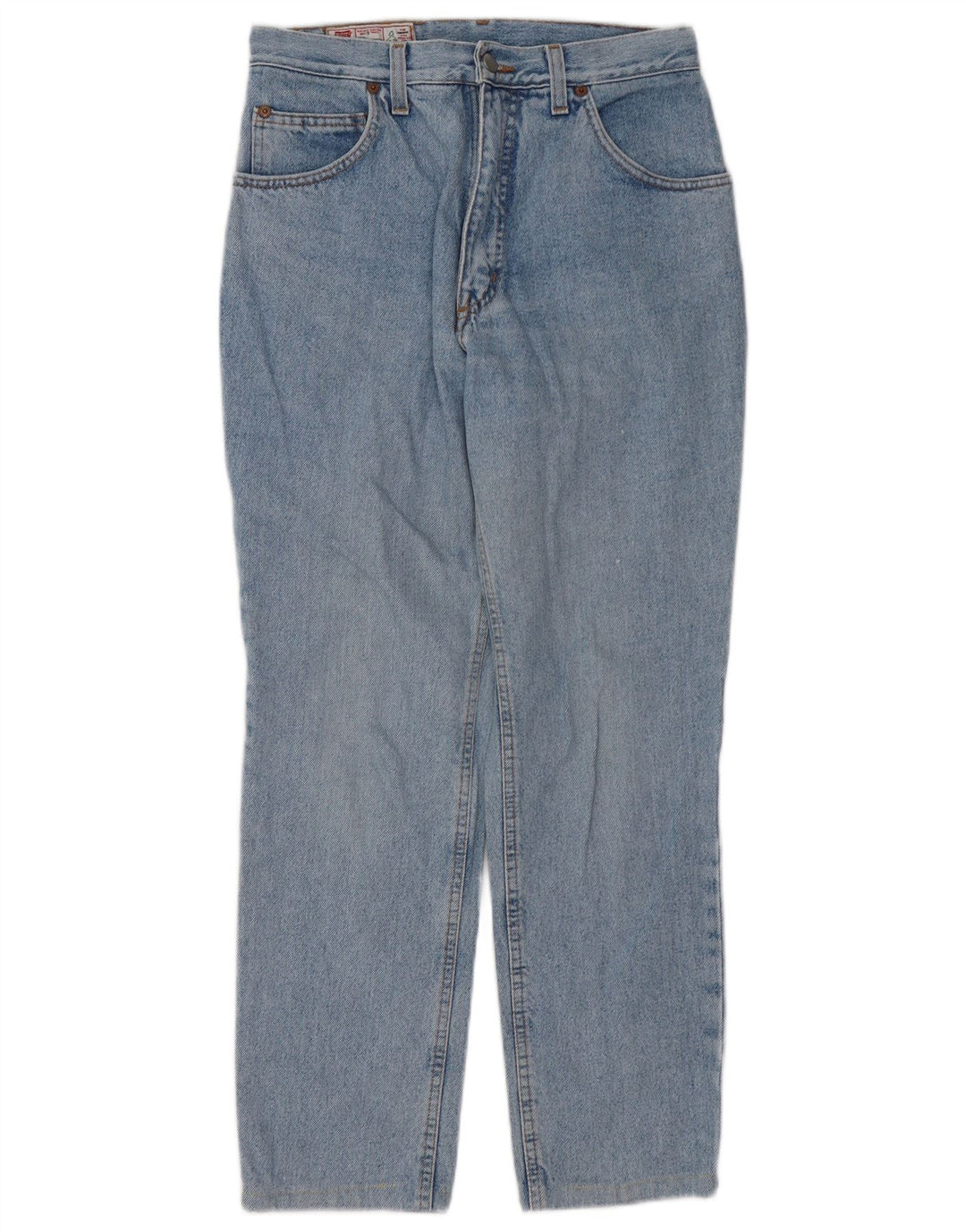 Rifle feminino cônico jeans W31 L27 algodão azul
