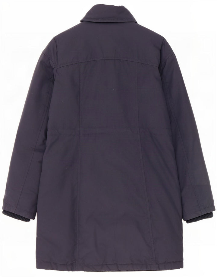Casaco acolchoado feminino Fat Face UK 10 pequeno nylon azul marinho
