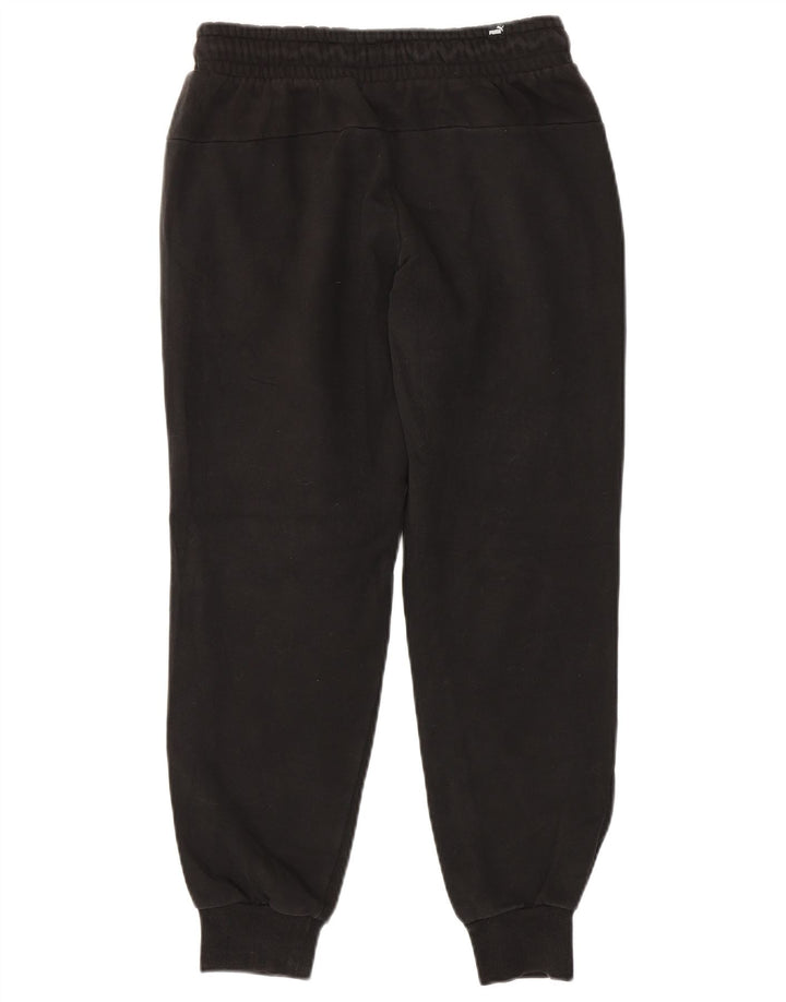 Calça de treino masculina PUMA joggers pequeno algodão preto