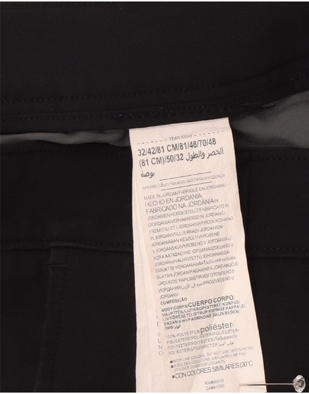 Under Armour Mens Chino Shorts W32 Poliéster Preto Médio