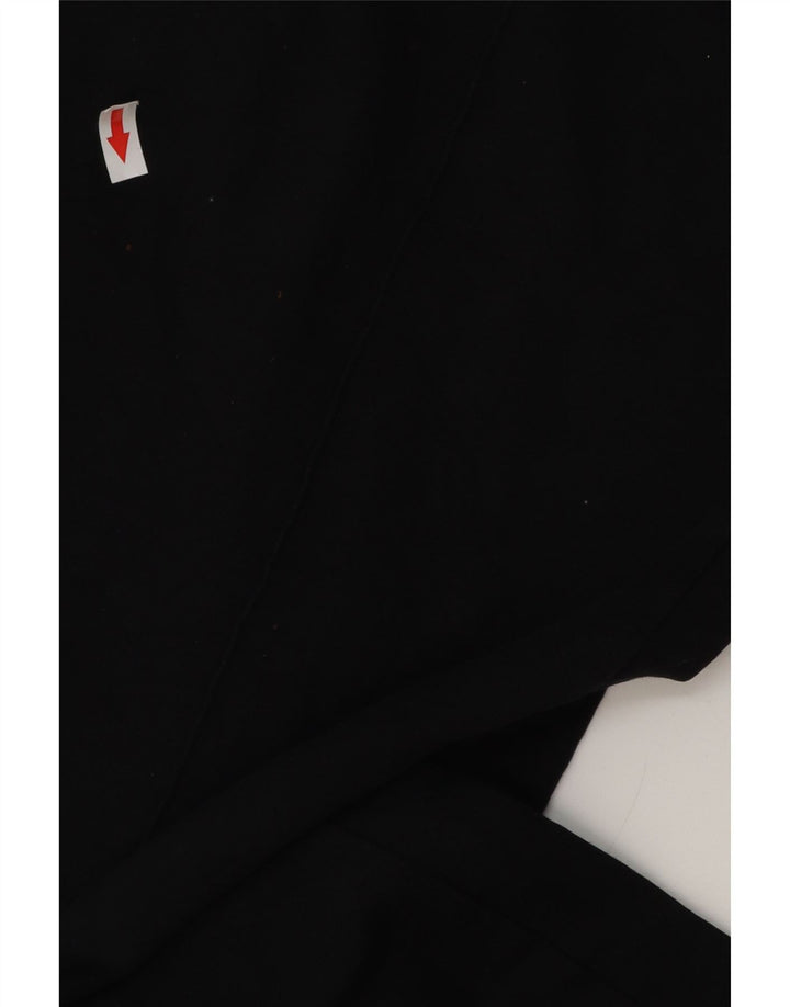 Calça de treino feminina MARKS & SPENCER UK 12 algodão preto médio