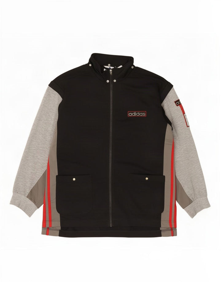 Adidas Mens Tracksuit Top Jacket XL Preto Colorblock