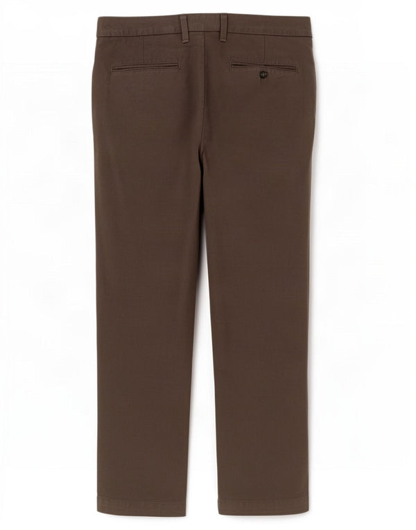 Calça Chino masculina Marks & Spencer sob medida W36 L31 cinza linho