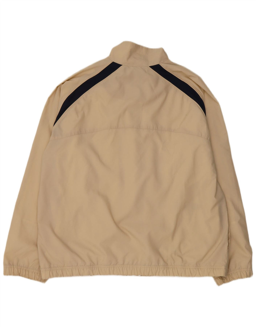 Nike Mens Tracksuit Top Jacket UK 47/48 2XL Bege Colourblock Poliéster