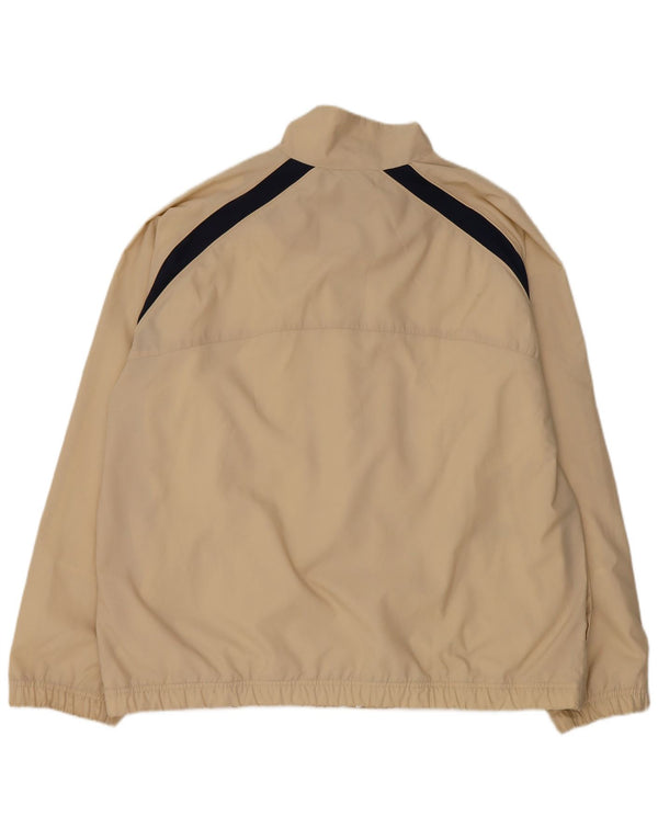 Nike Mens Tracksuit Top Jacket UK 47/48 2XL Bege Colourblock Poliéster