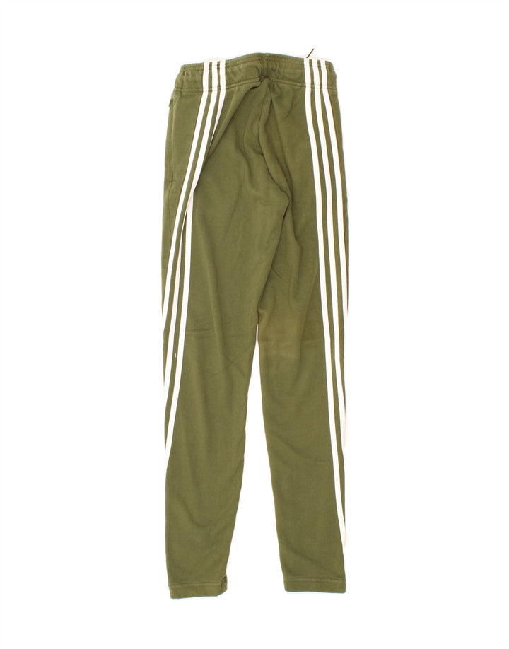 ADIDAS Womens Tracksuit Trousers UK 4 XS Green Cotton Vintage Adidas and Second-Hand Adidas from Messina Hembry 