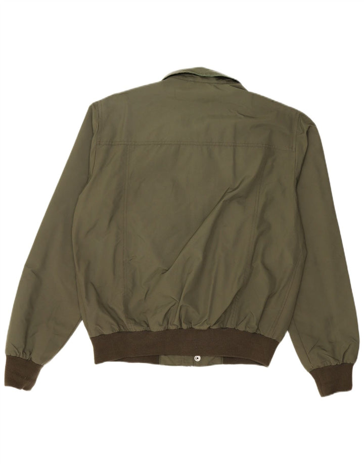 Jaqueta bomber masculina NORTH SAILS Reino Unido 40 grande cáqui nylon