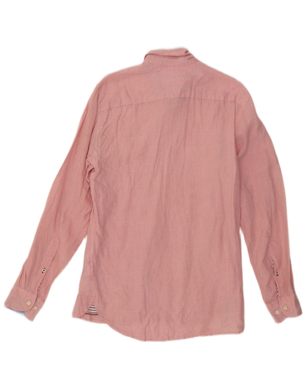 Camisa masculina Tommy Hilfiger Regular Fit XS linho rosa