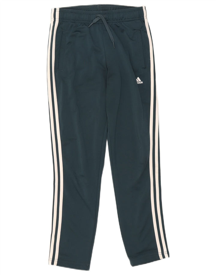 Calças de treino Adidas menino 11-12 anos verde poliéster