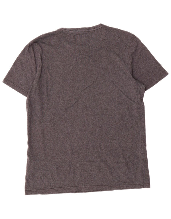 Camiseta masculina Lyle & Scott grande algodão cinza