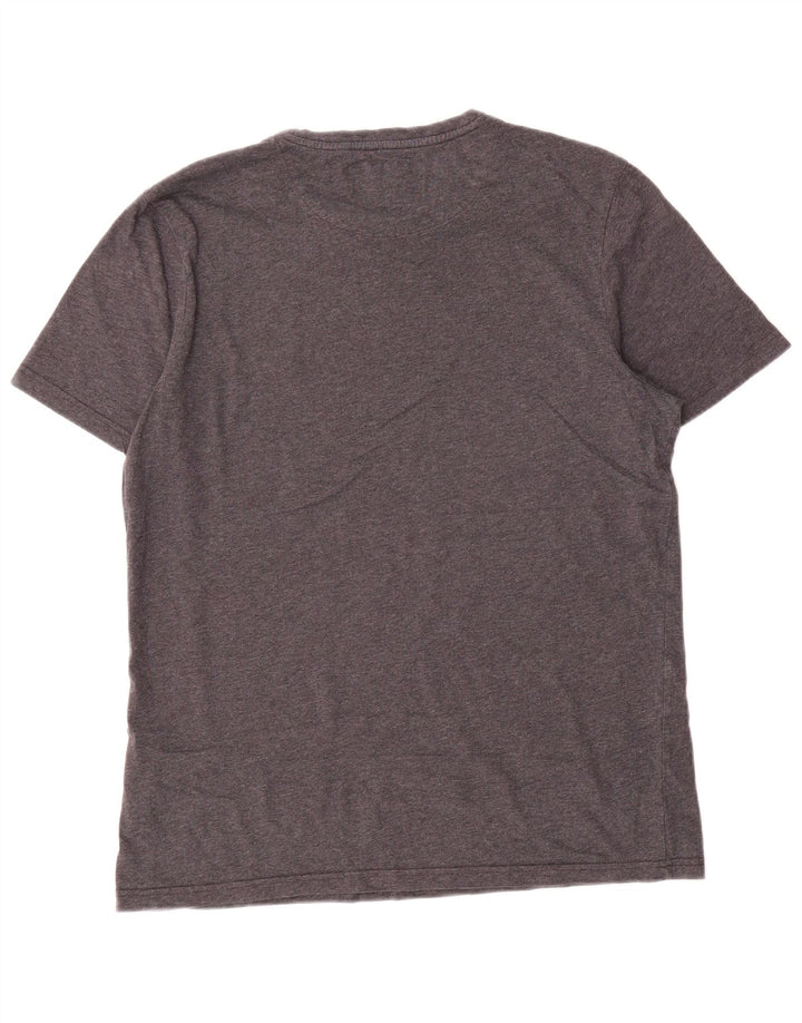 Camiseta masculina Lyle & Scott grande algodão cinza
