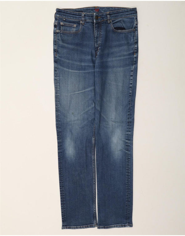 Crew Clothing Feminino Slim Jeans W34 L32 Azul Algodão
